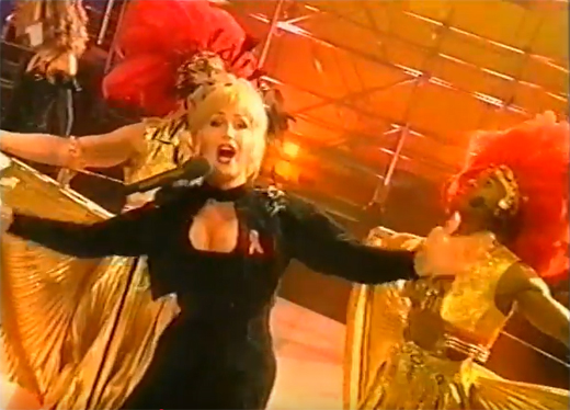 LORIA GRAY "Countdown Grand Prix 2000 mit FANCY: "We can Move a Mountain" Live in der ARD in Bremen