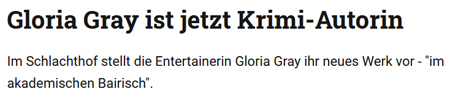 Gloria Gray - Abendzeitung, 12.03.2022