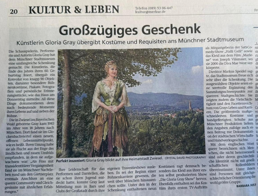 Schenkung an das Stadtmuseum München - Sammlung Stadtkultur - Münchner Merkur, 12.12.2025