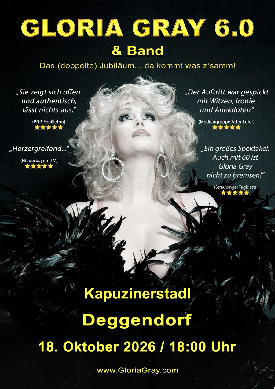 "GLORIA GRAY 6.0" - Zusatztermin nach ausverkaufter Premiere