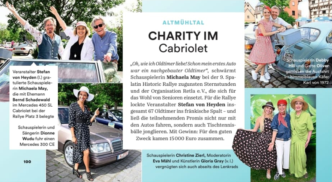 GLORIA GRAY - OLDTIMER-RALLYE SPALT - 31. Mai 2026 - BUNTE, SOCIETY, 06/2026