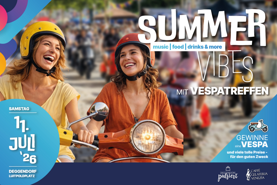 Summer Vibes in Deggendorf - Gloria Gray als Ehrengast - Samstag, 11. Juli 2026