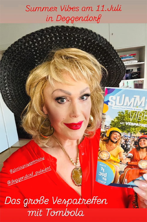 Summer Vibes in Deggendorf - Gloria Gray als Ehrengast - Samstag, 11. Juli 2026