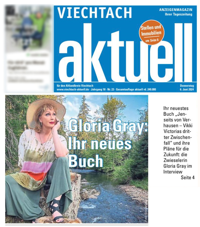 GLORIA GRAY - "Jenseits von Verhausen" Vikki Victorias dritter Zwischenfall  - Viechtacher Anzeiger, 06.06. 2024