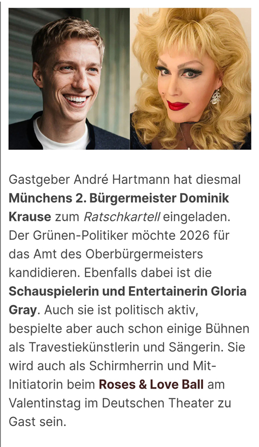 GLORIA GRAY - Das Ratschkartell - 14.01.2025