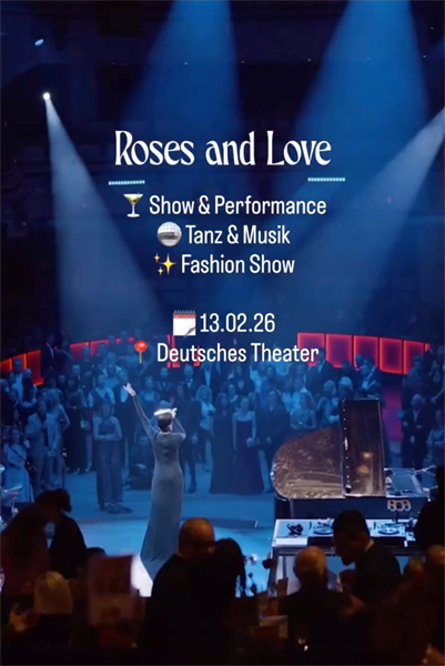 GLORIA GRAY - ROSES AND LOVE BALL 2026 - @deutsches_theater_muenchen