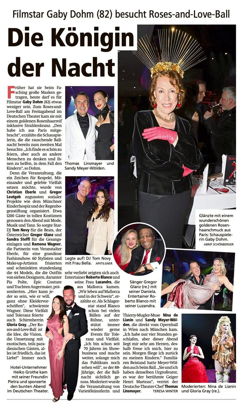 GLORIA GRAY - ROSES AND LOVE BALL 2026 - tz M�nchen, 16.02.2026